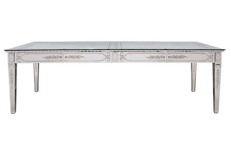 18th Century-Style Venetian Mirrored Dining Table