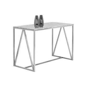 Abel Counter Table - Stainless Steel