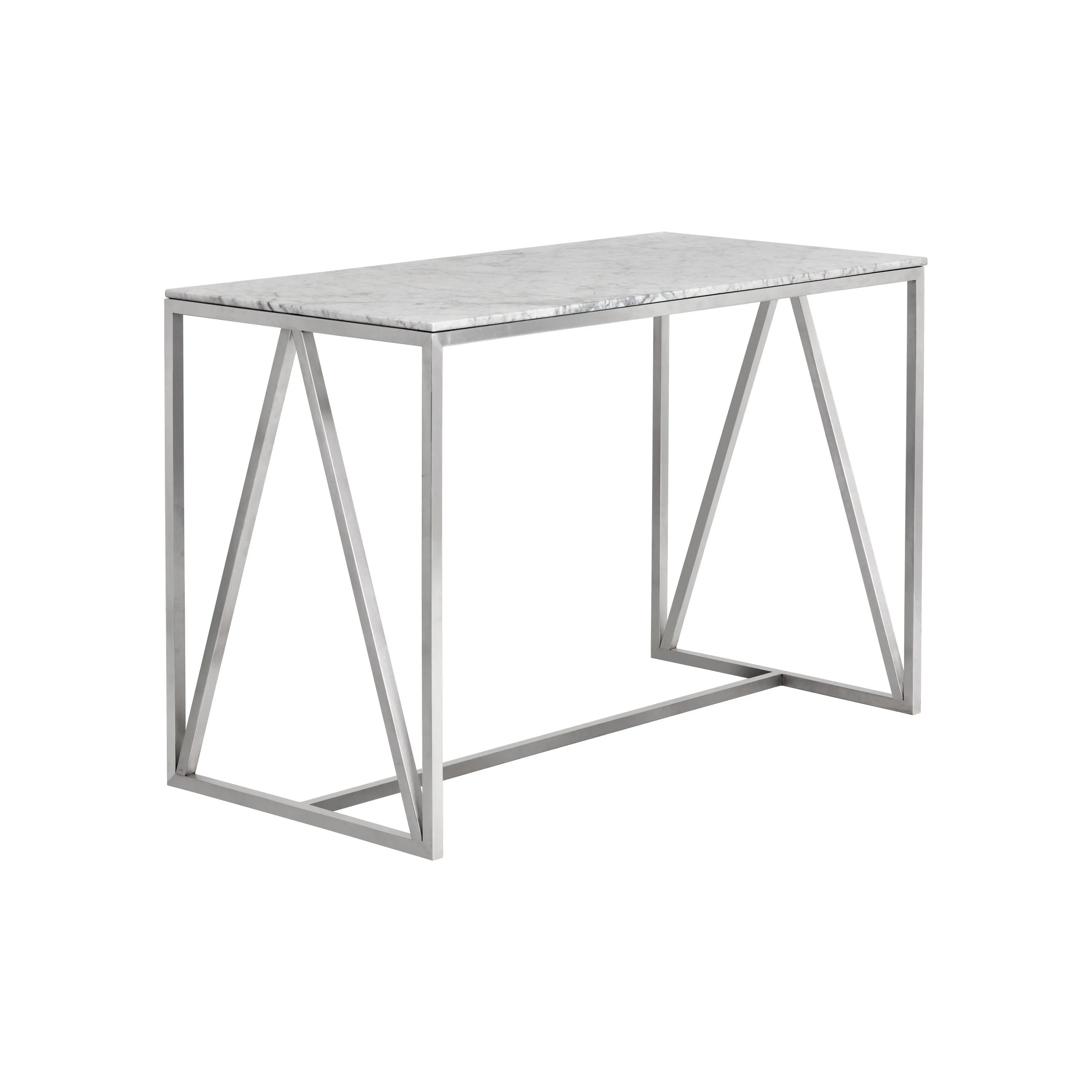 Abel Counter Table - Stainless Steel