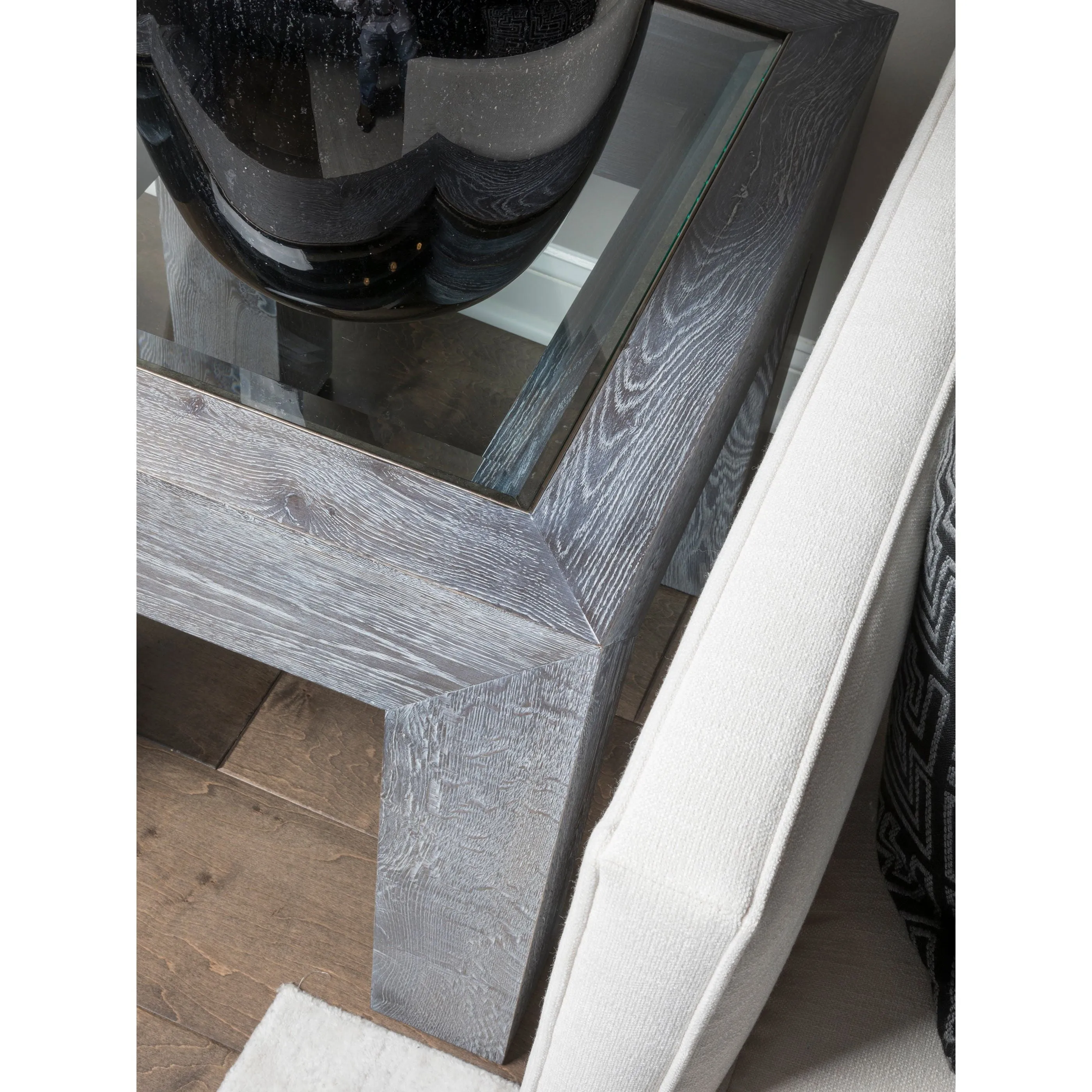 Accolade Rectangular End Table - Carbon
