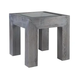 Accolade Rectangular End Table - Carbon