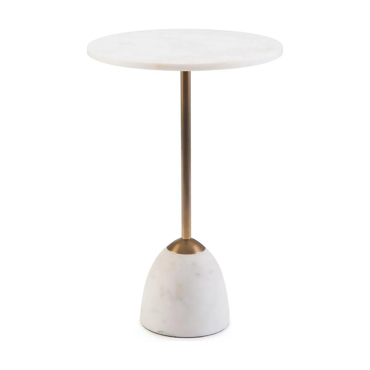 Agate Martini Table - Natural,Silver