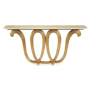 Alcott Console Table - Ivory - Poplar Wood