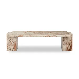 Alicia Coffee Table - Desert Taupe Marble