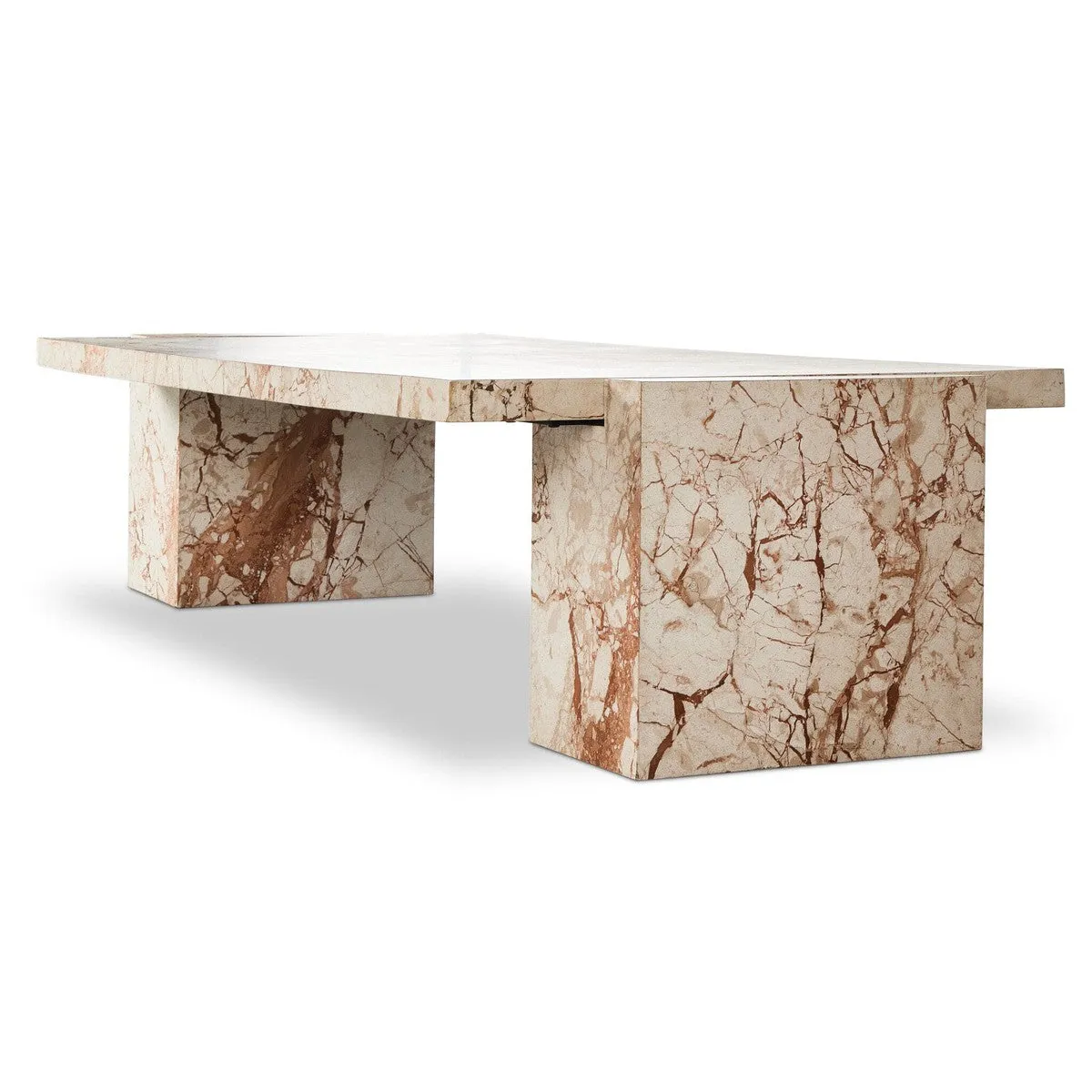 Alicia Coffee Table - Desert Taupe Marble