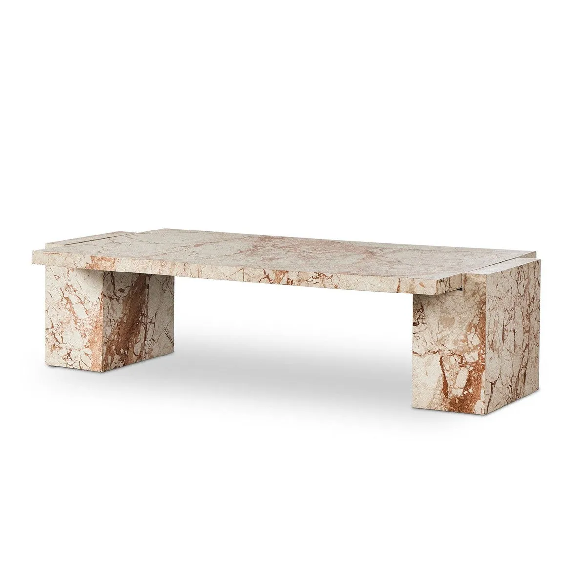 Alicia Coffee Table - Desert Taupe Marble