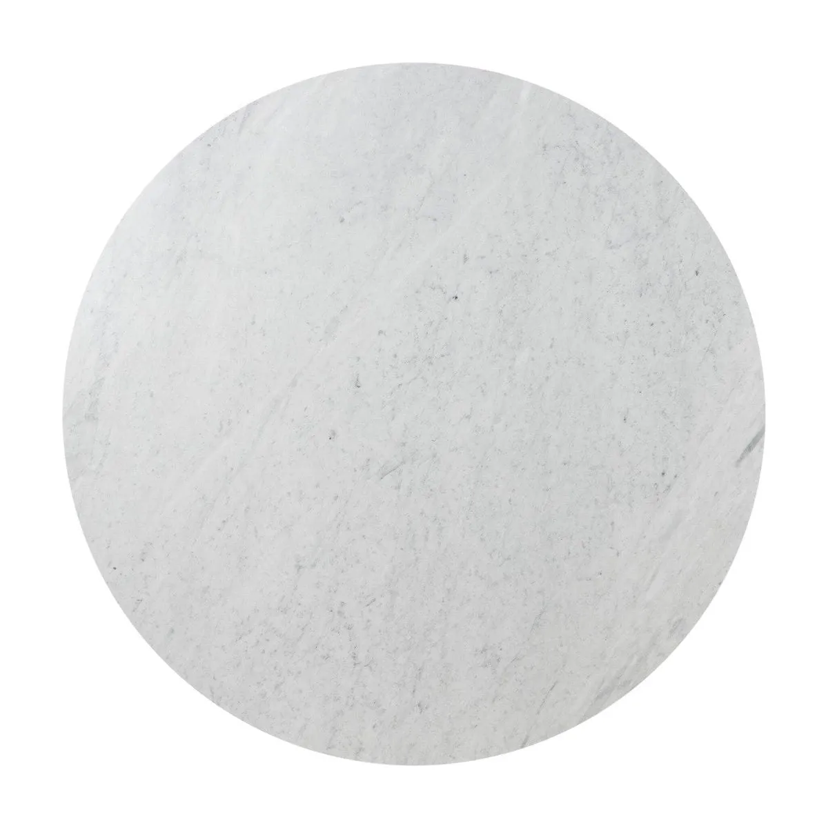 Amadis Coffee Table - Italian White Marble w/ Rustic Grey Base