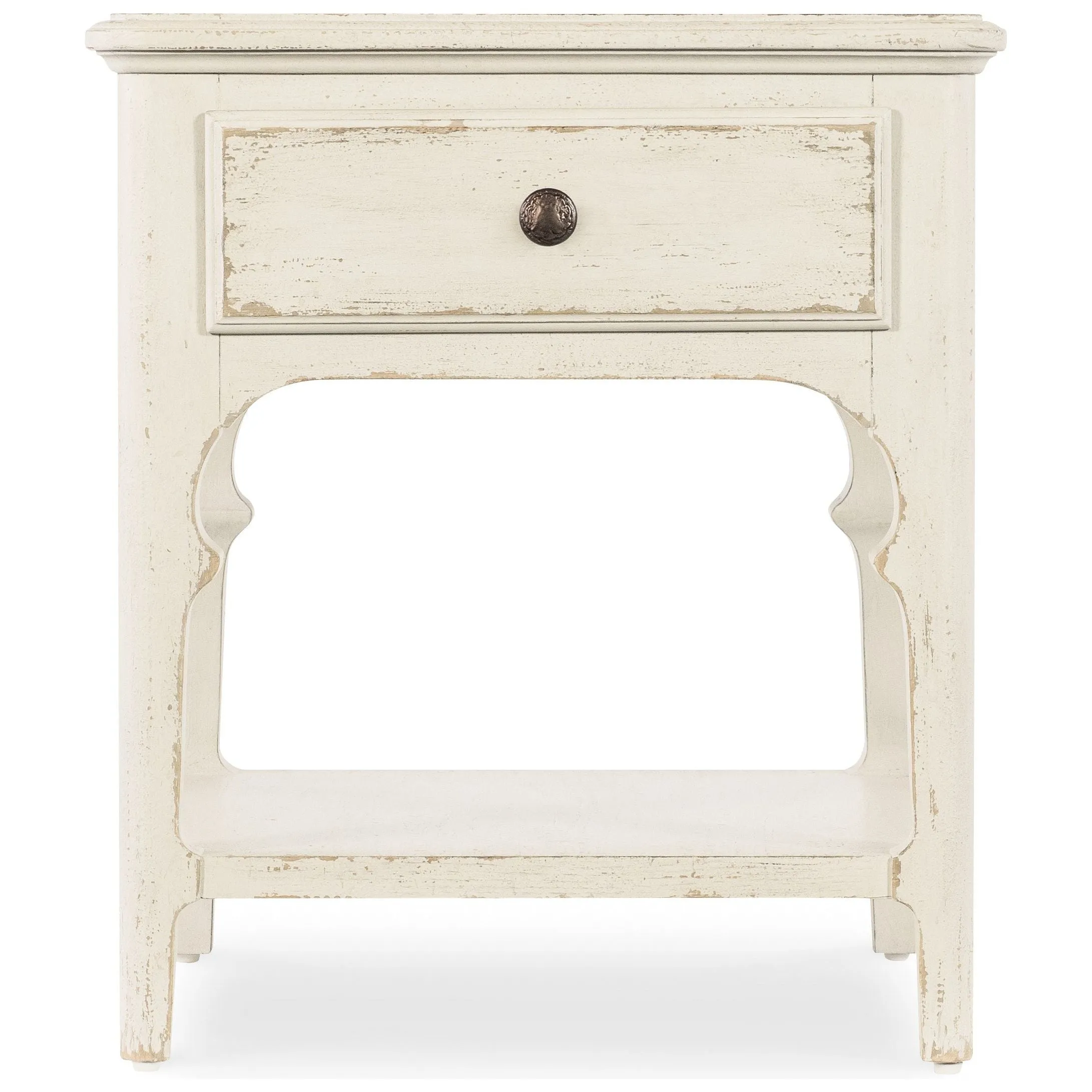 Americana End Table - Whites/Creams/Beiges