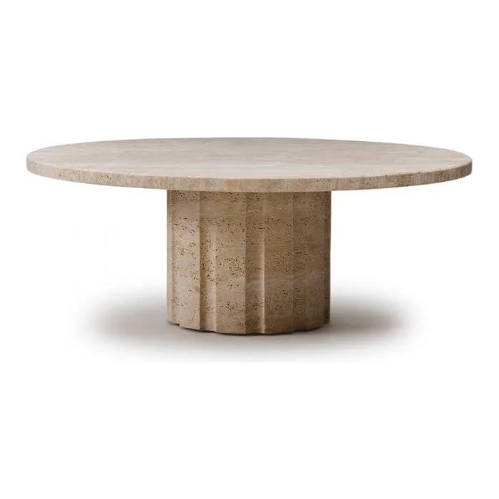 Amerigo Cocktail Table - Travertine