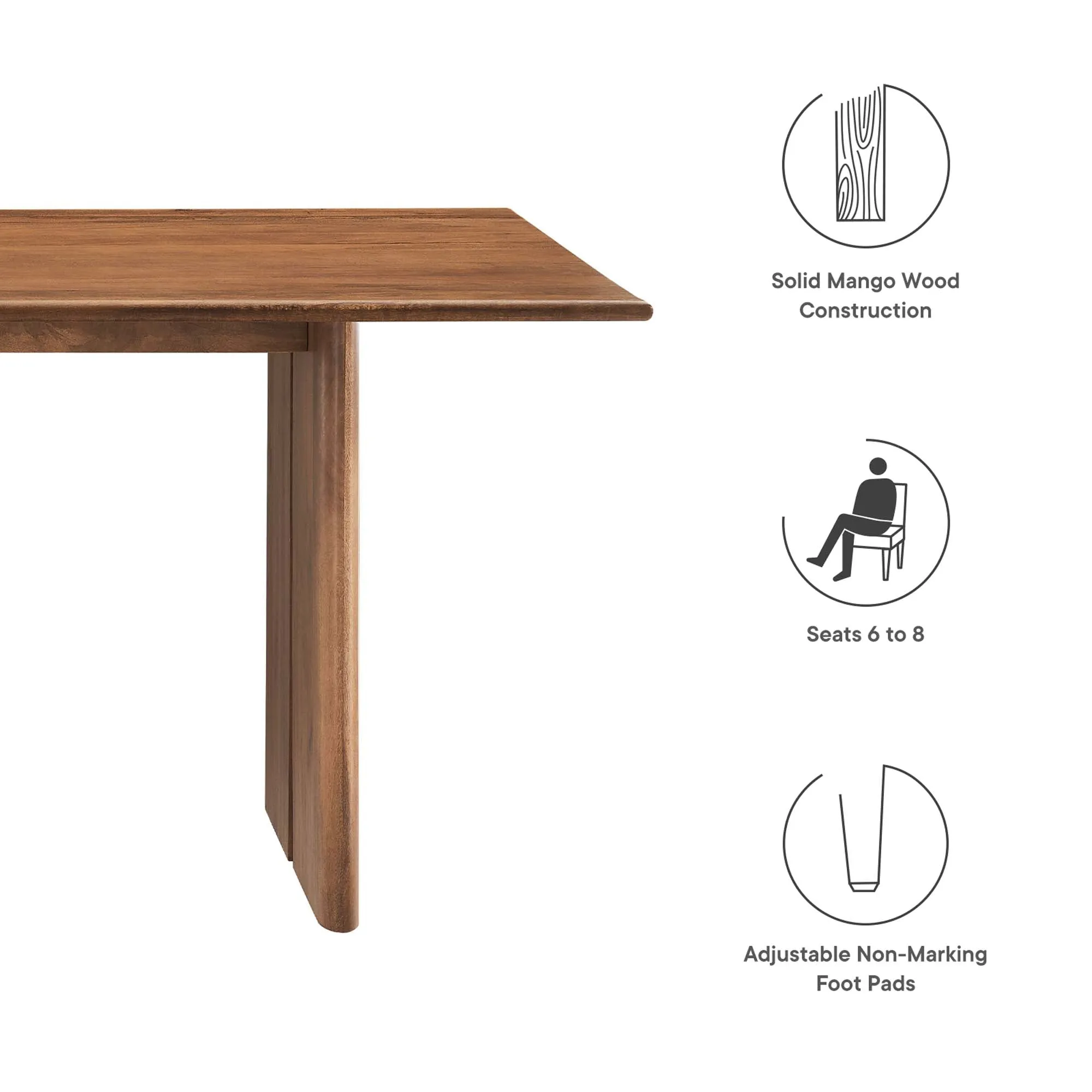 Amistad 72" Dining Table by Modway