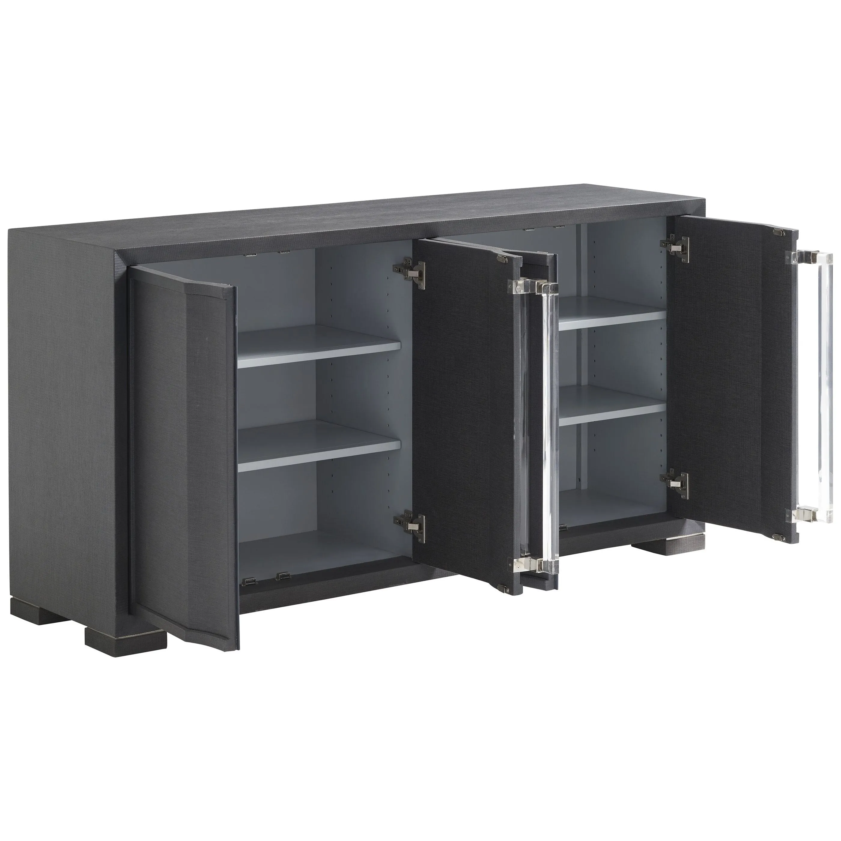 Anthology Linen Media Console - Gray