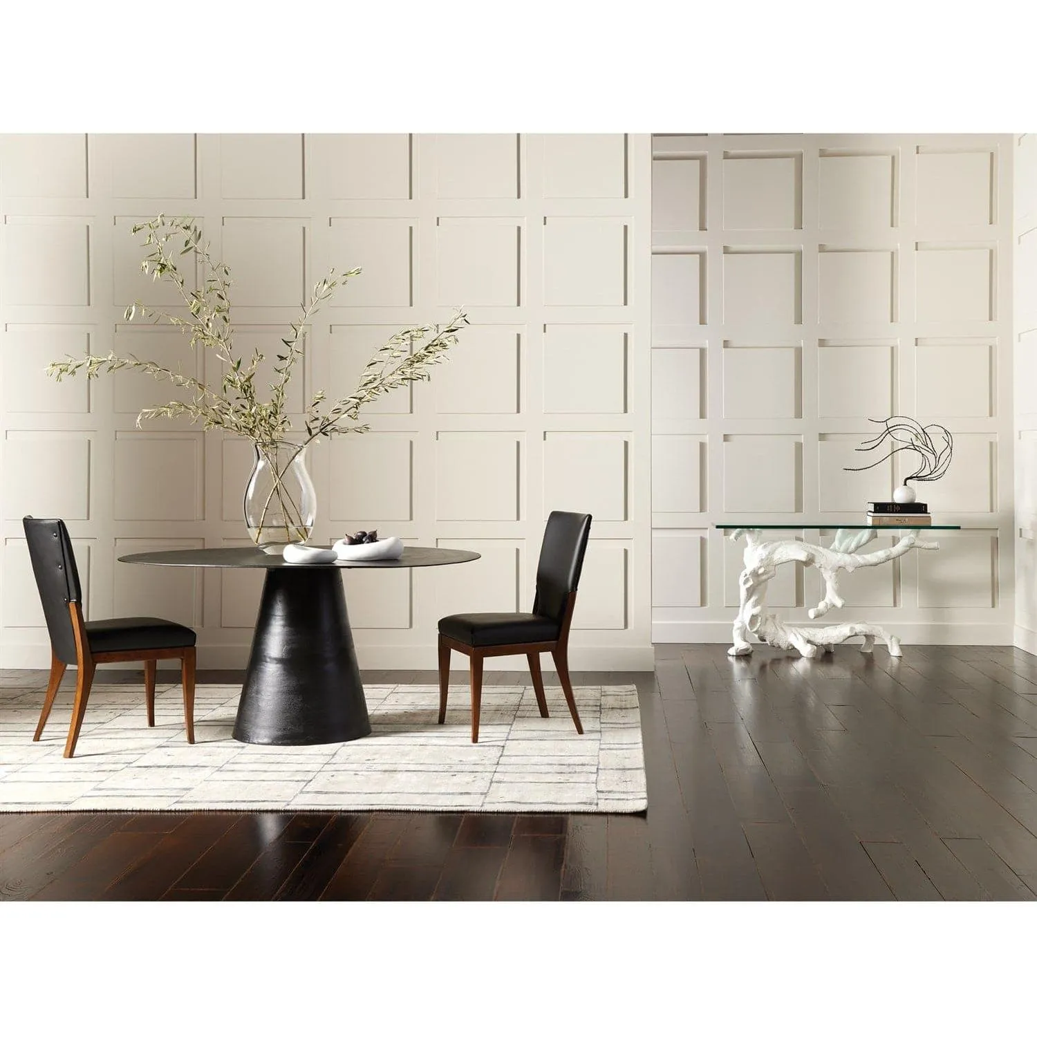 Apex Dining Table-Blackened Finish