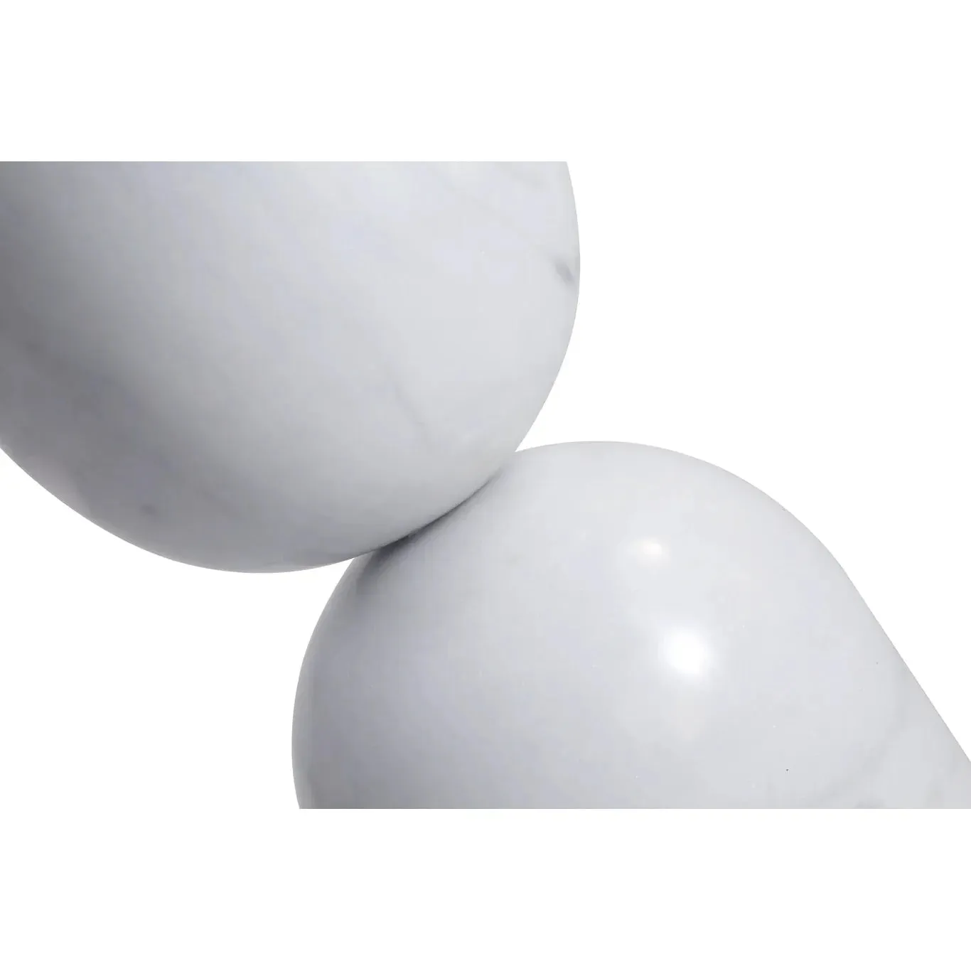 Apothecary Low End Table White Marble
