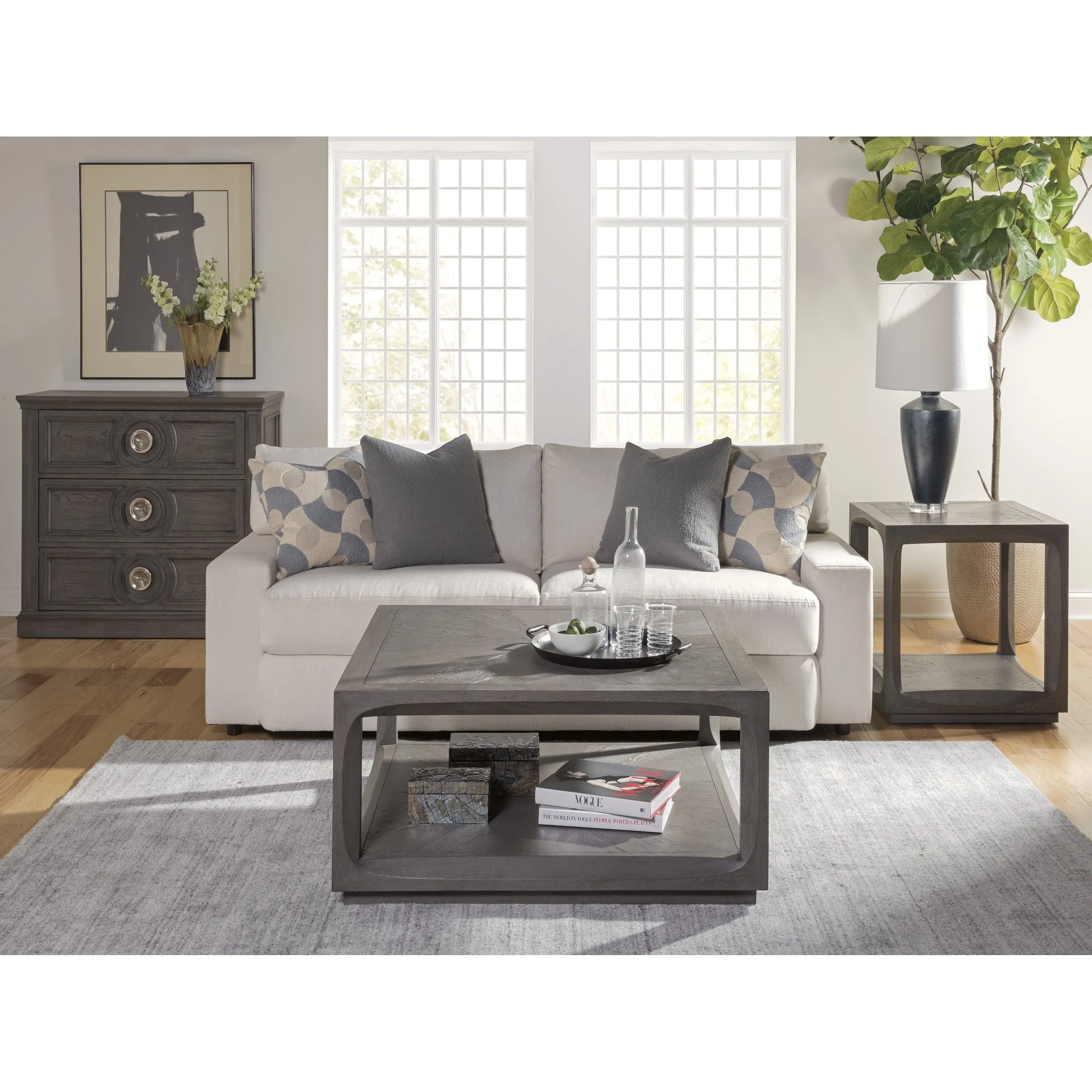 Appellation Square Cocktail Table - Gray