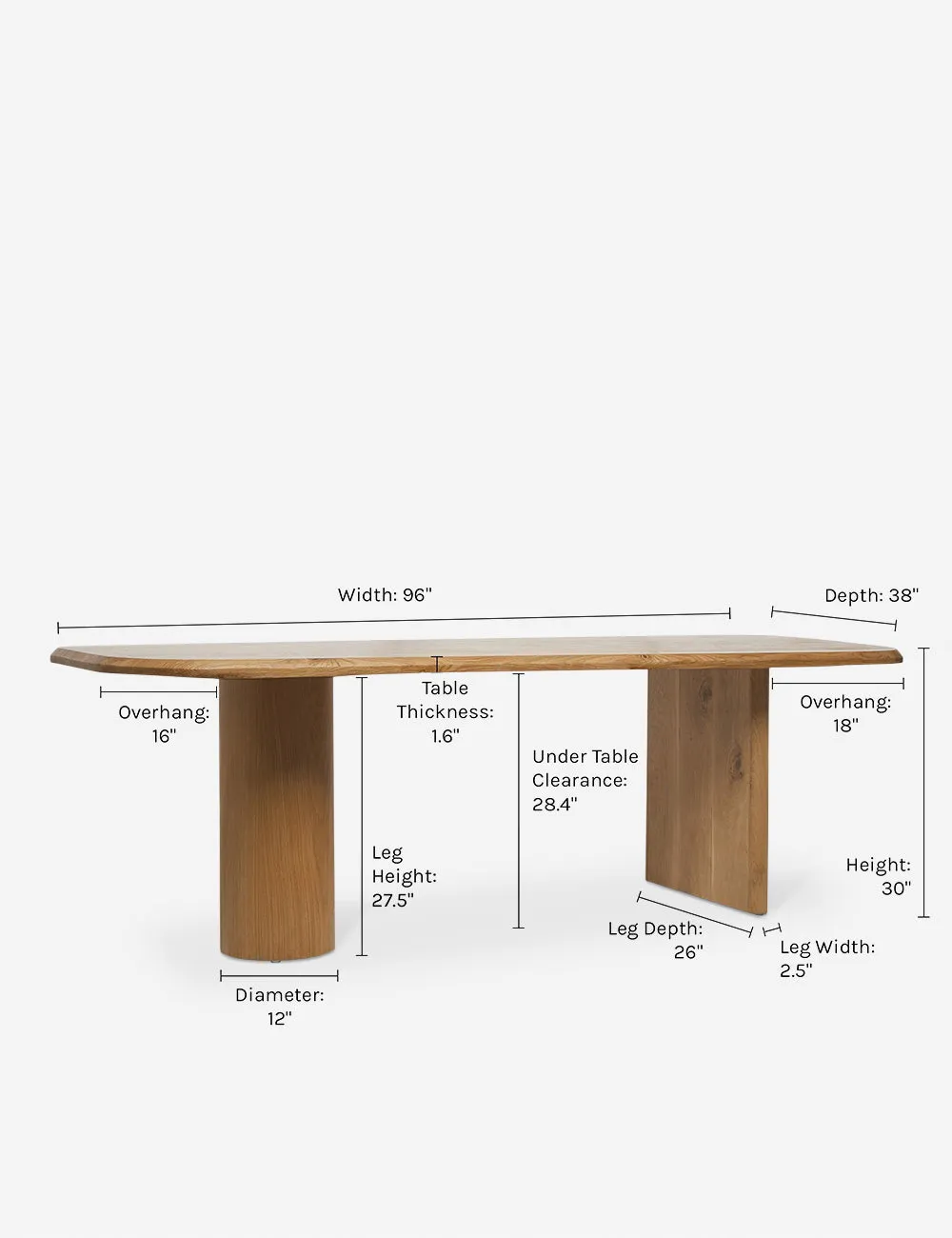 Archer Dining Table by Sarah Sherman Samuel