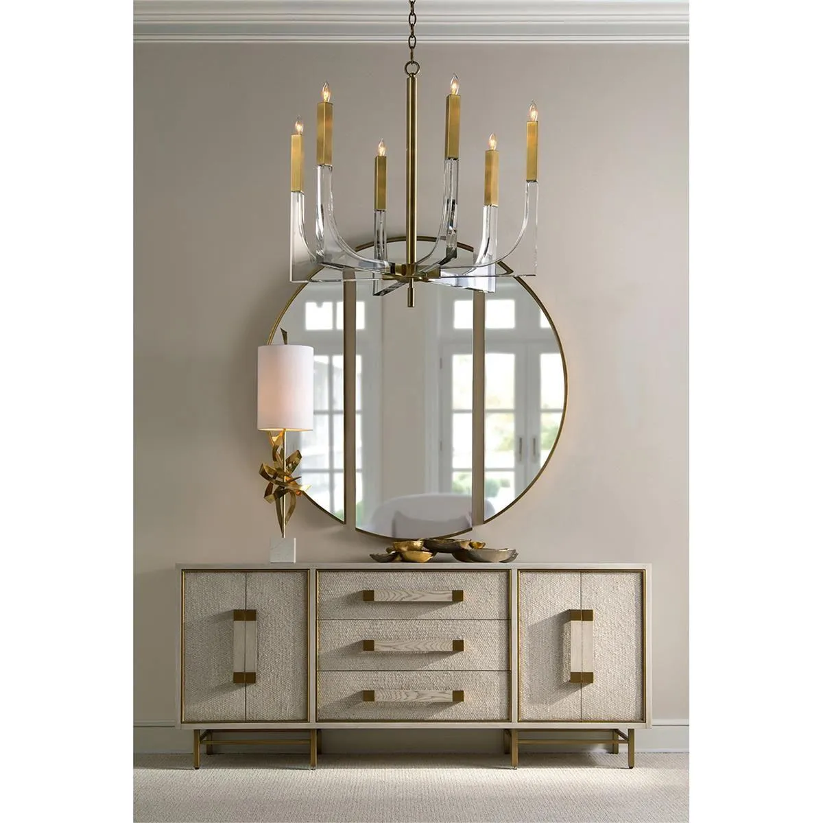 Architectural Table Lamp - White