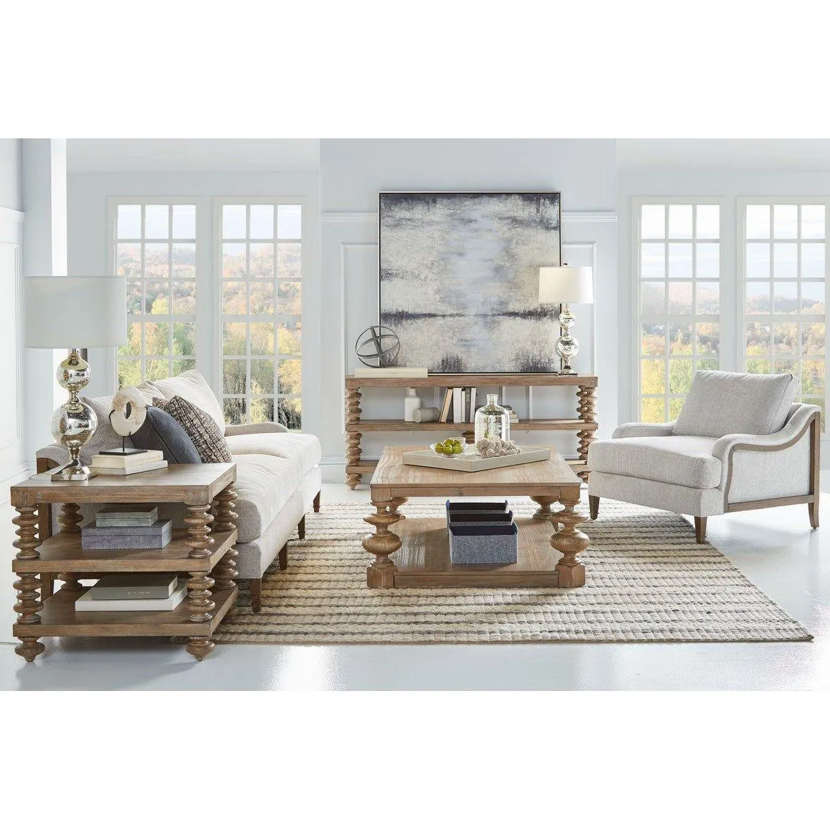 Architrave Rectangular Cocktail Table - Brown