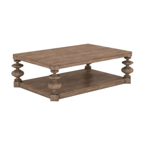 Architrave Rectangular Cocktail Table - Brown