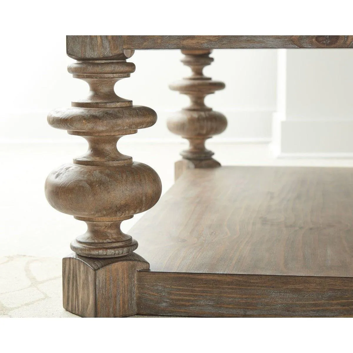 Architrave Rectangular Cocktail Table - Brown