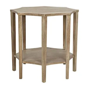 Ariana Side Table - Washed Walnut