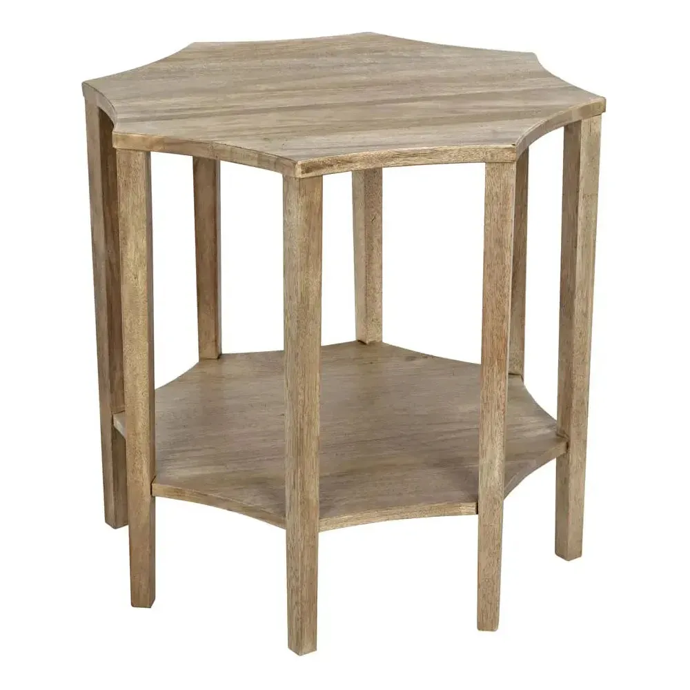Ariana Side Table - Washed Walnut