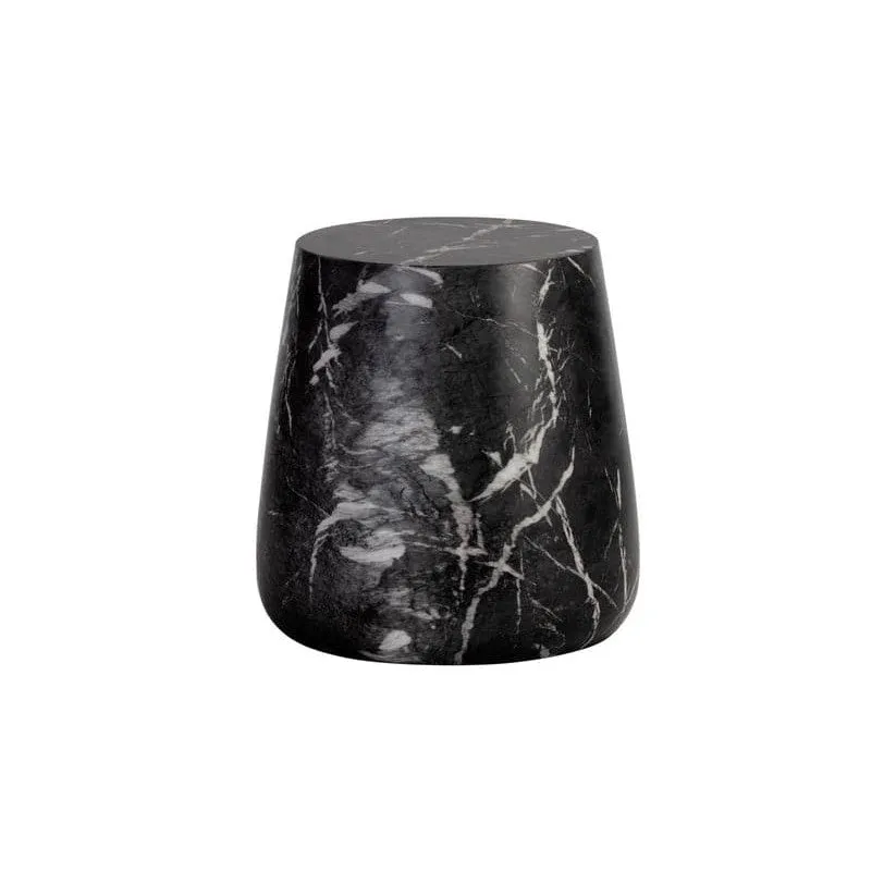 Aries Side Table - Marble Look