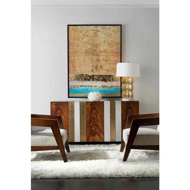 Around In Circles Table Lamp - Brass