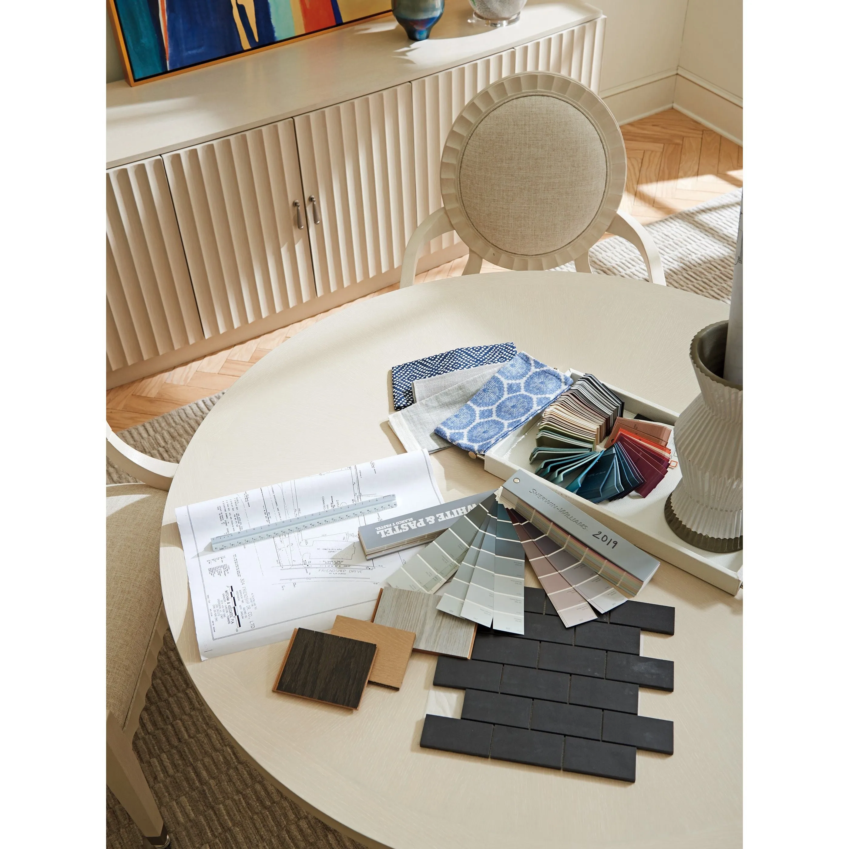 Artesia Game Table - Opaline