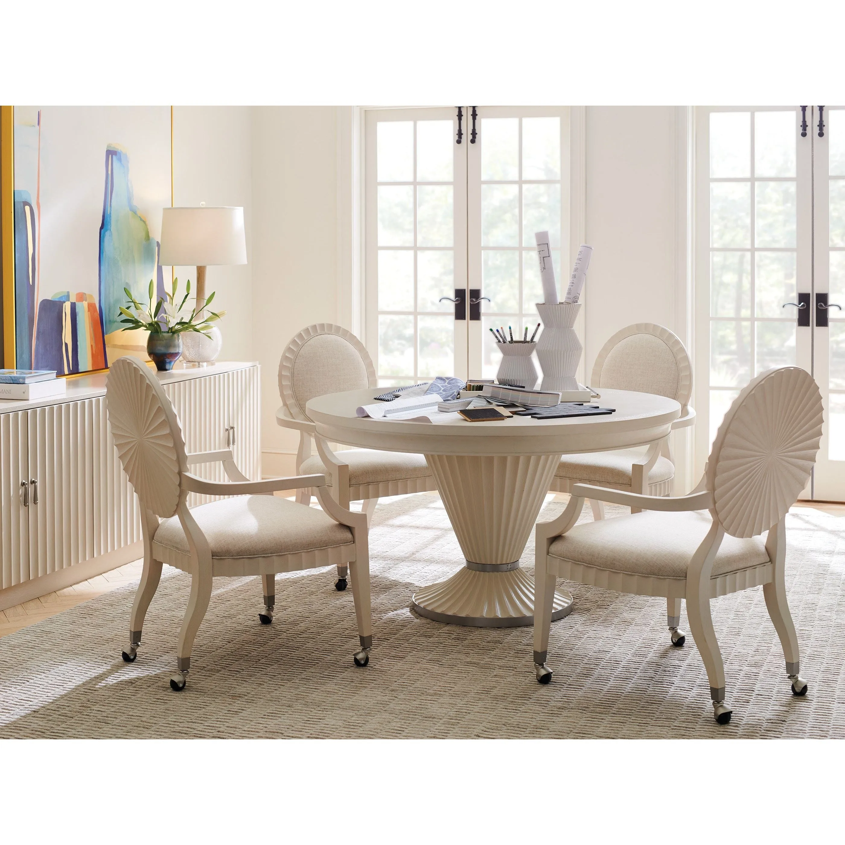 Artesia Game Table - Opaline
