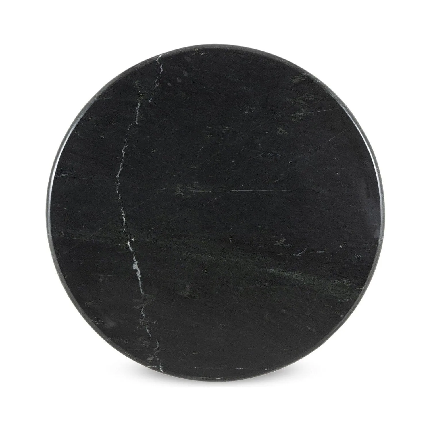 Ashby Round Dining Table - Black Marble