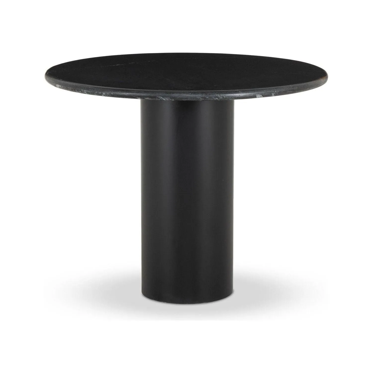 Ashby Round Dining Table - Black Marble