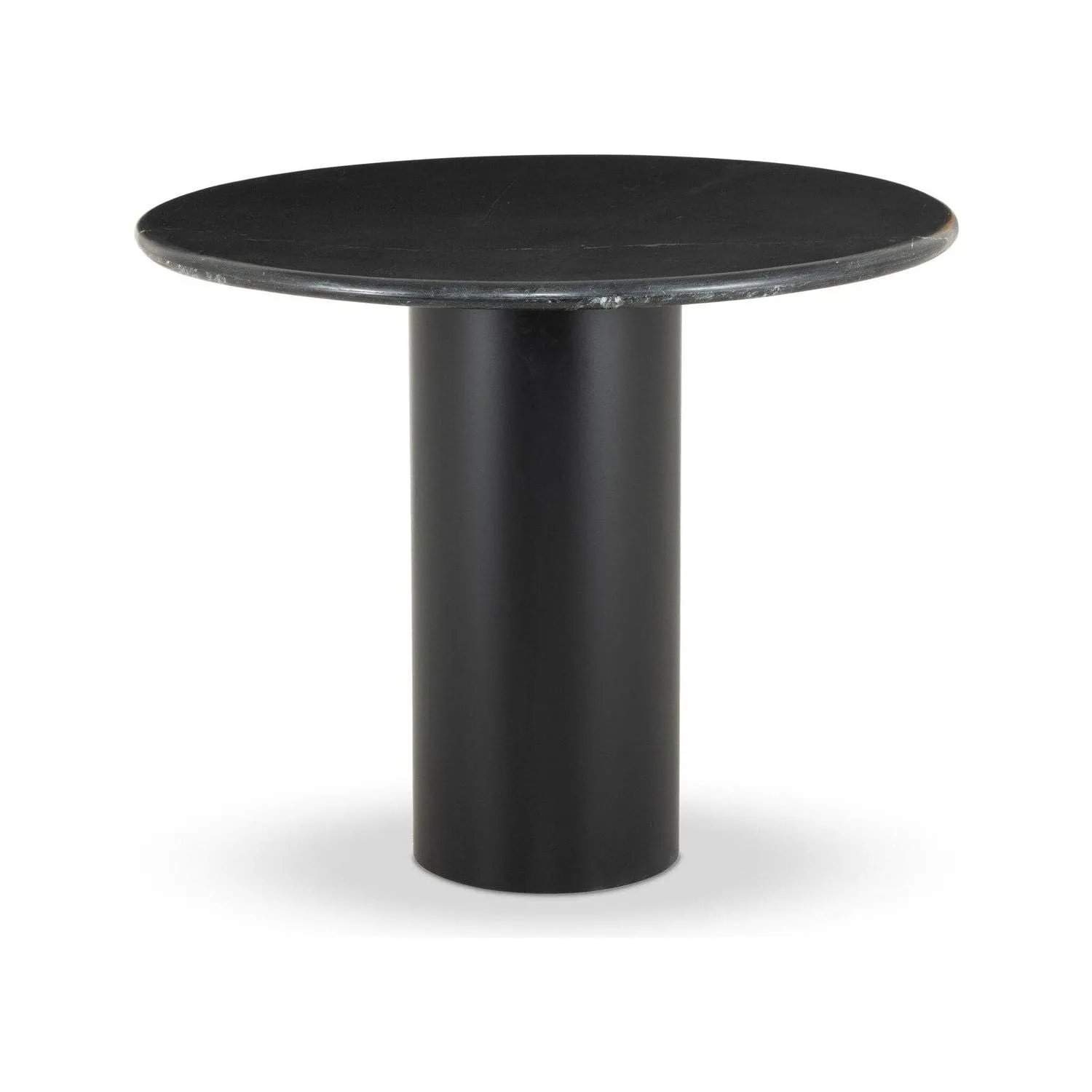 Ashby Round Dining Table - Black Marble