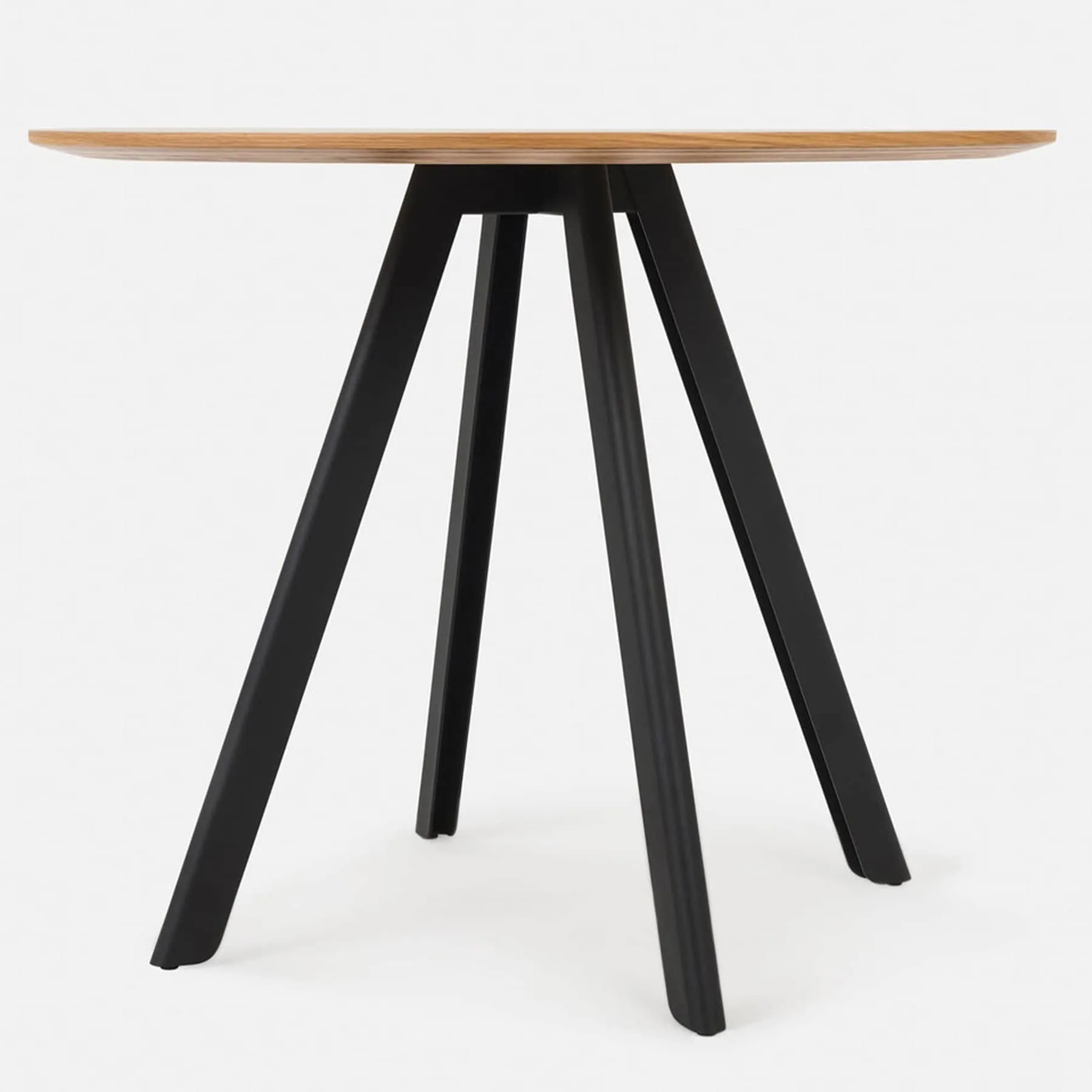 Assembly Round Dining Table 90cm - Oak/Black