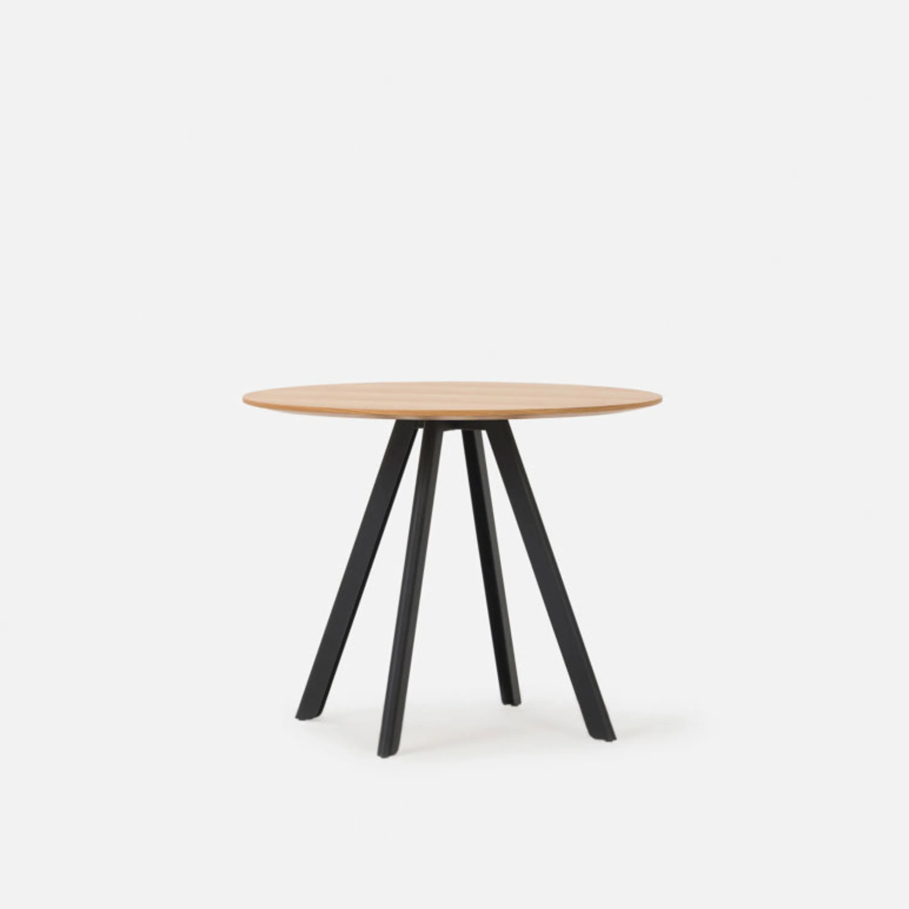 Assembly Round Dining Table 90cm - Oak/Black