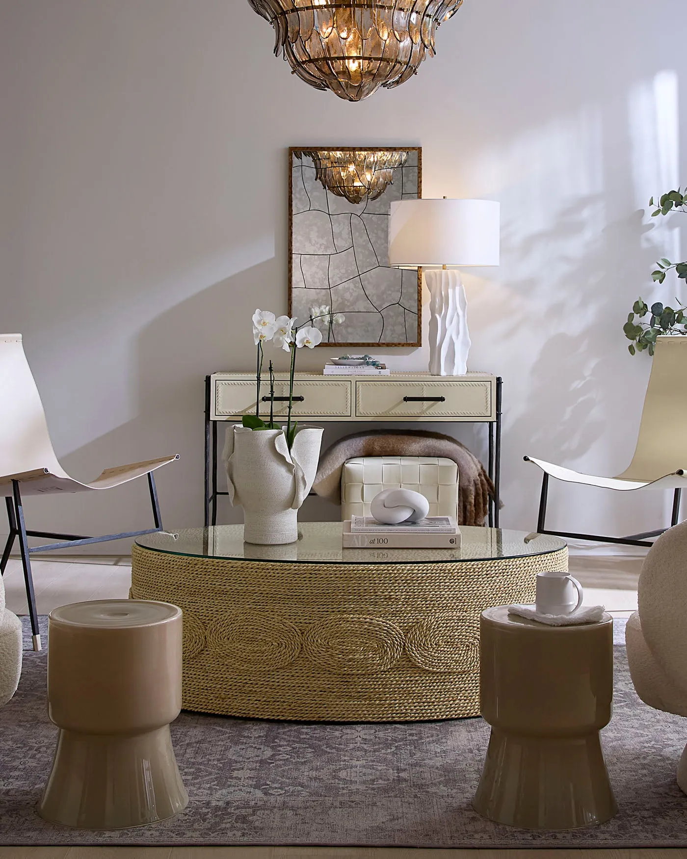 Barbados Oval Coffee Table