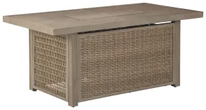 Beachcroft Rectangular Fire Pit Table