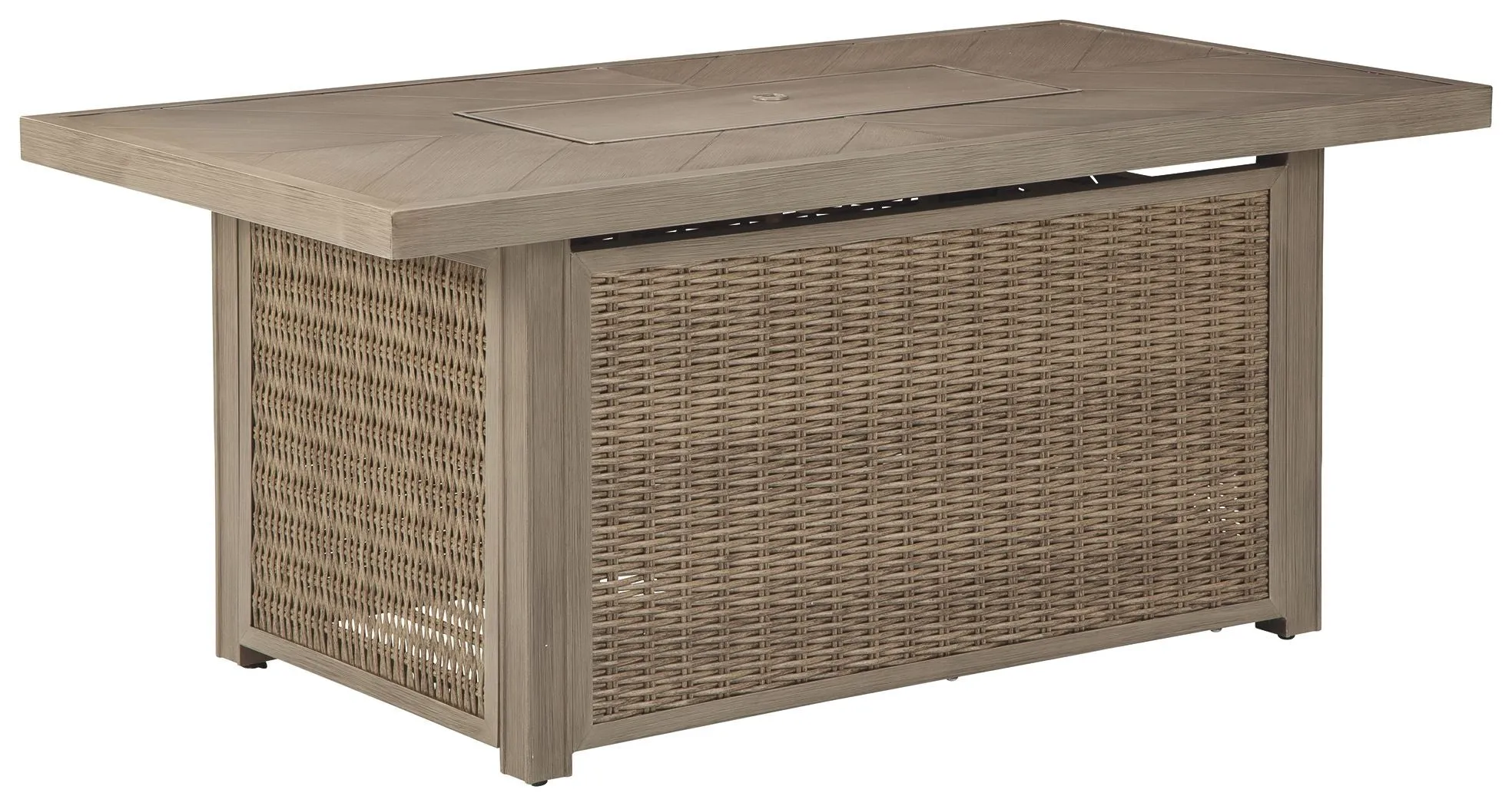Beachcroft Rectangular Fire Pit Table