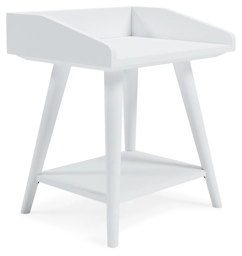 Blariden White Accent Table