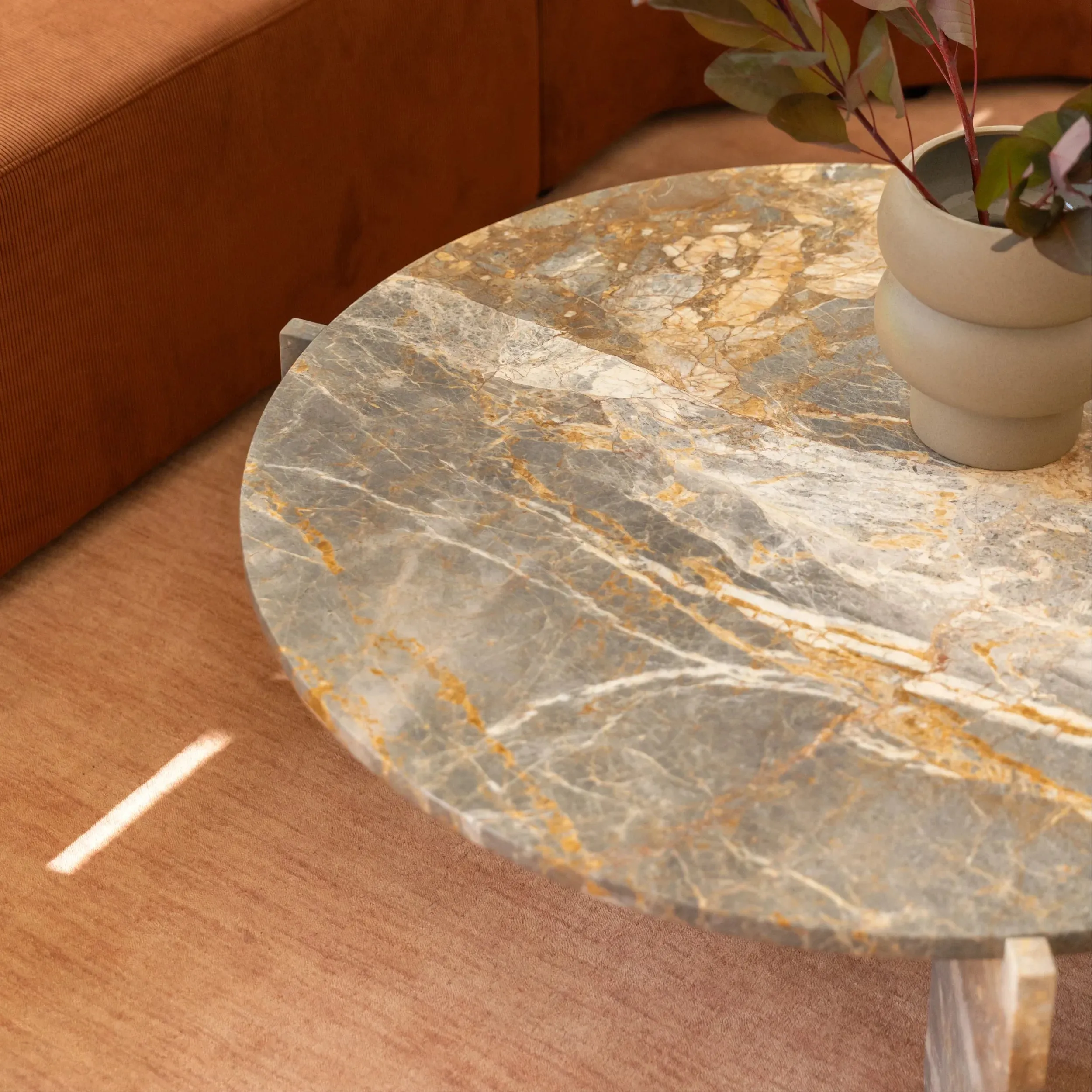 Bodie Coffee Table - Earth Marble
