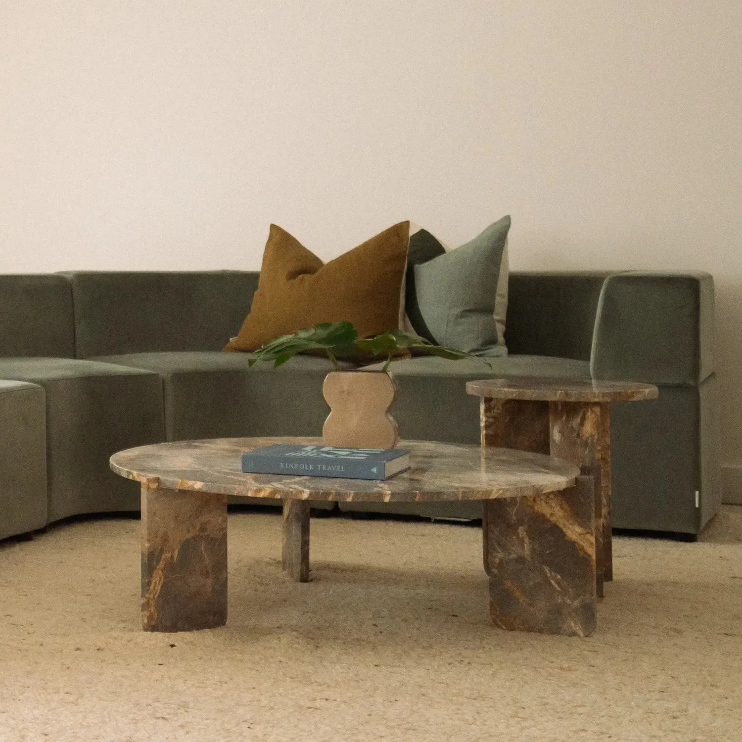 Bodie Coffee Table - Earth Marble