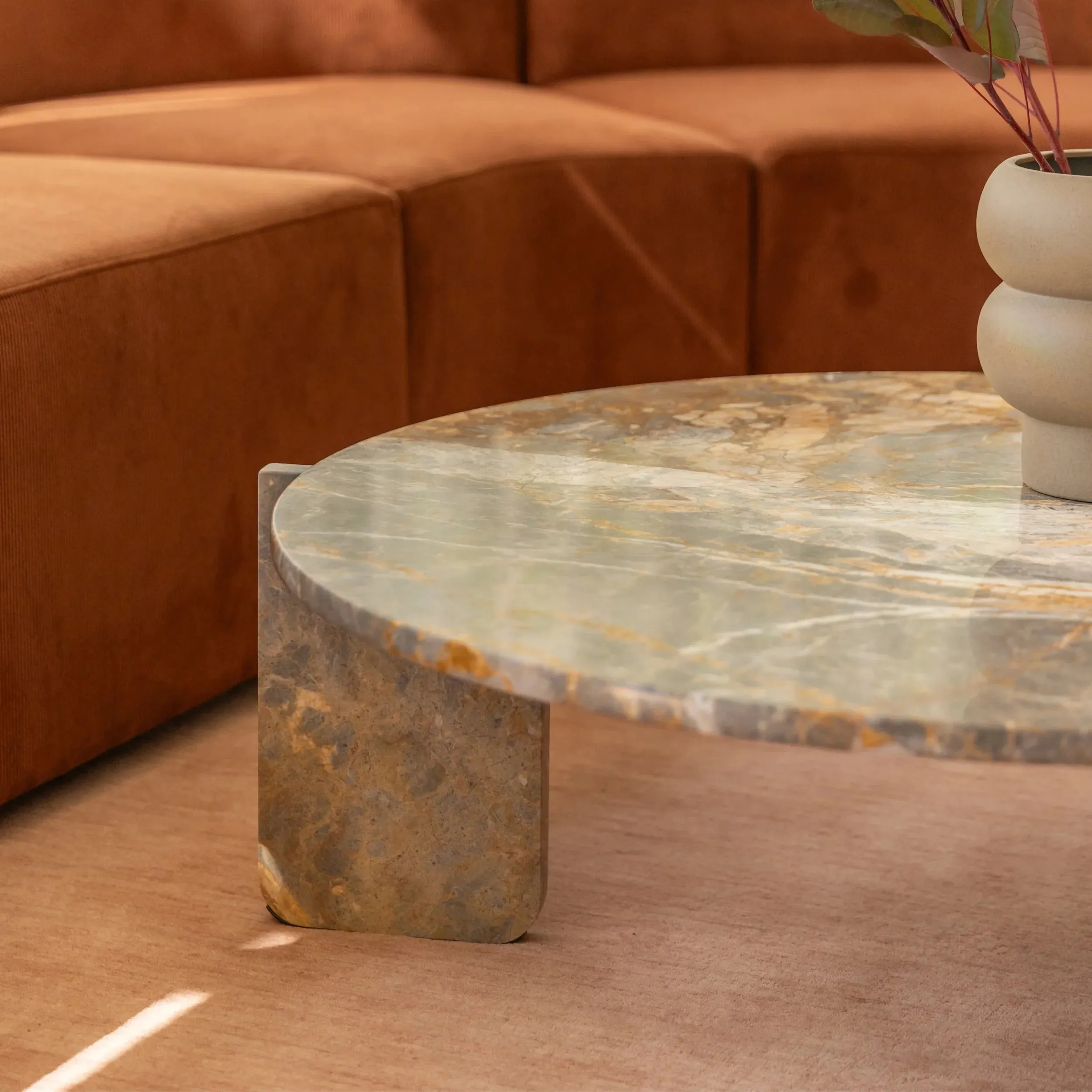 Bodie Coffee Table - Earth Marble