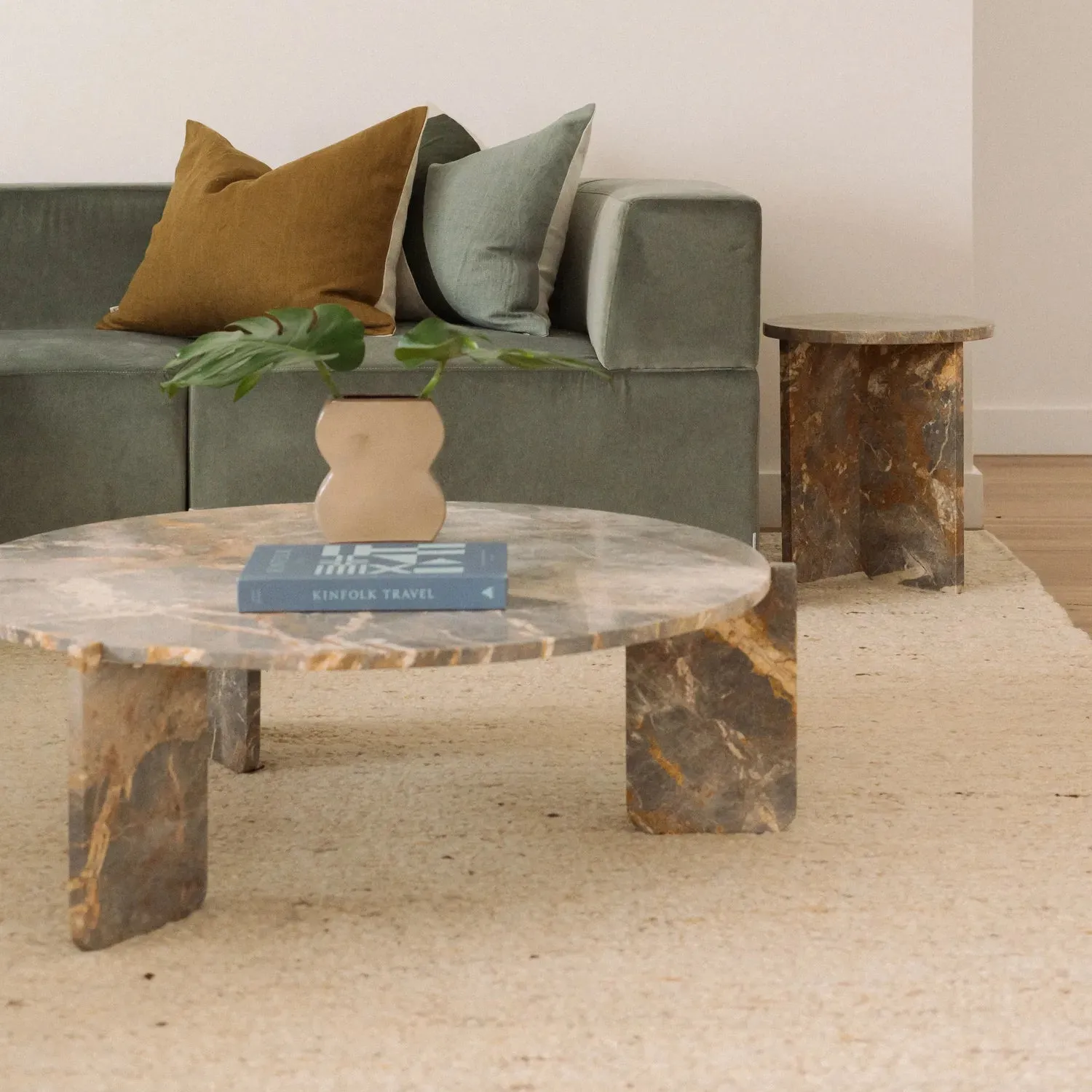 Bodie Coffee Table - Earth Marble
