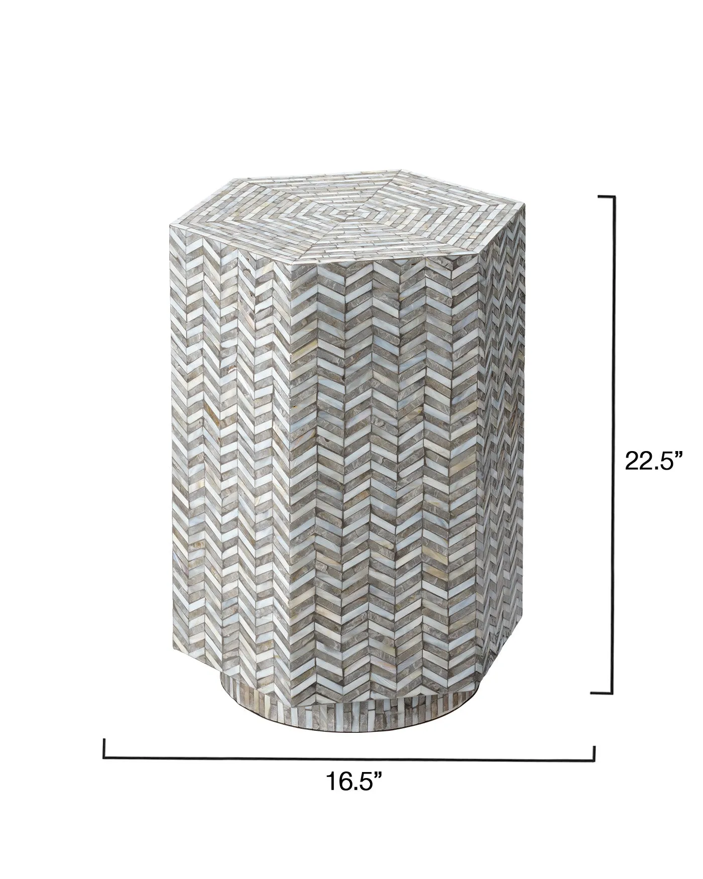 Brando Hexagon Side Table