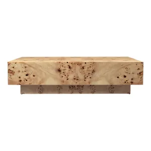 Burl Coffee Table