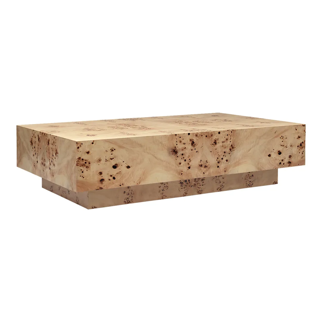 Burl Coffee Table