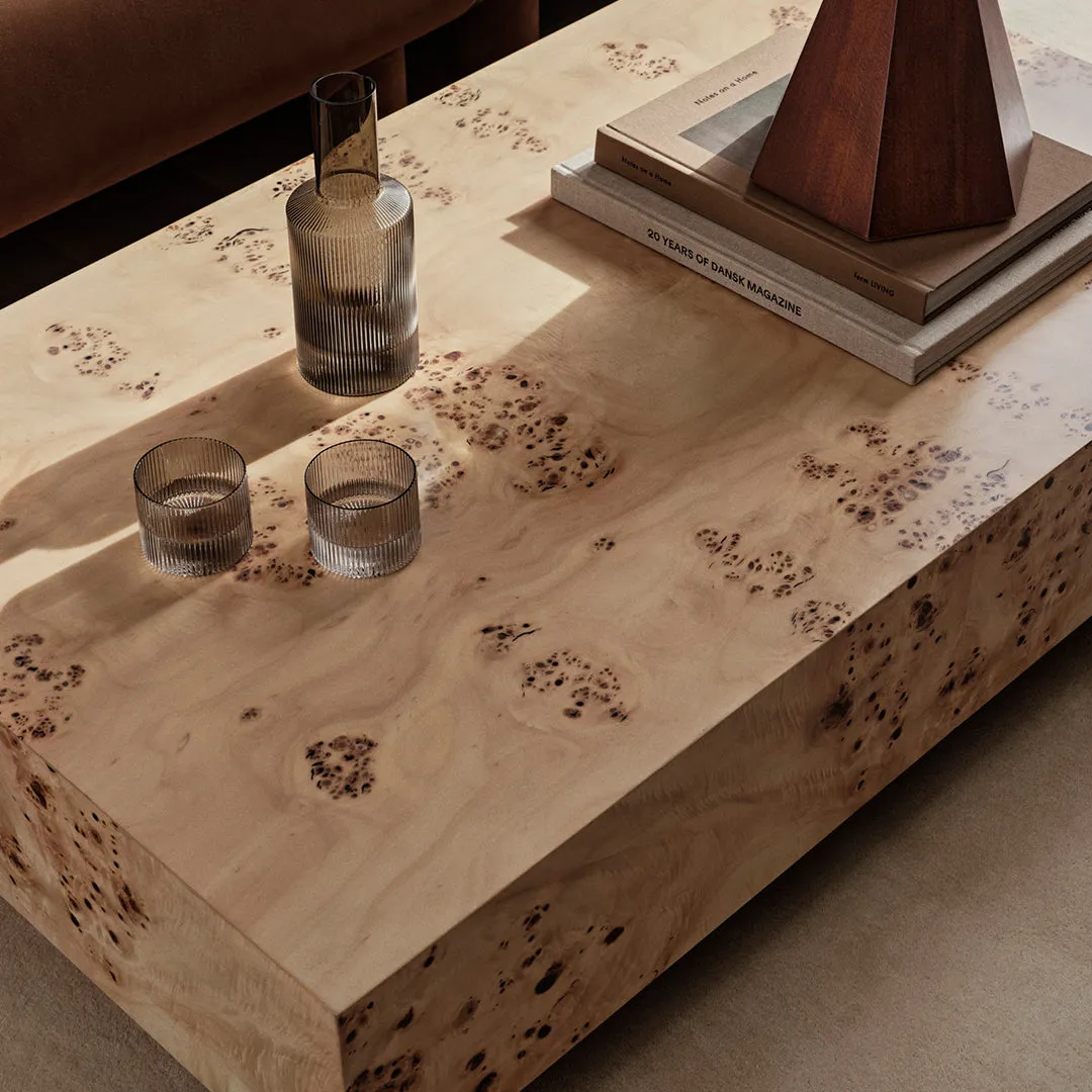Burl Coffee Table