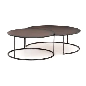 Catalina Nesting Coffee Table Set - Antique Copper