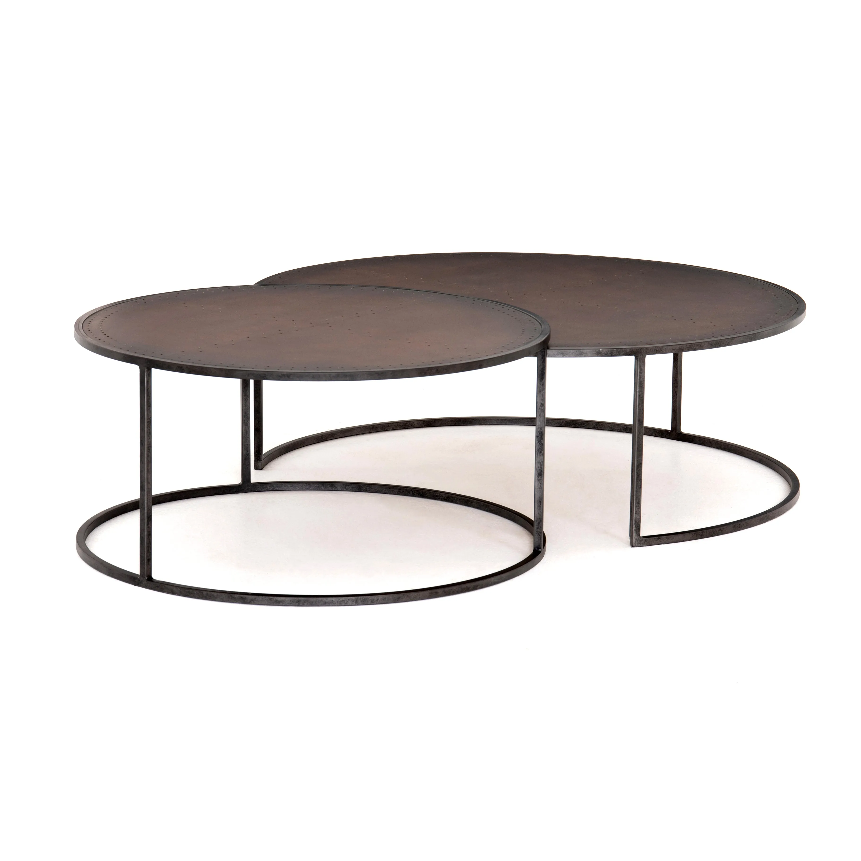 Catalina Nesting Coffee Table Set - Antique Copper