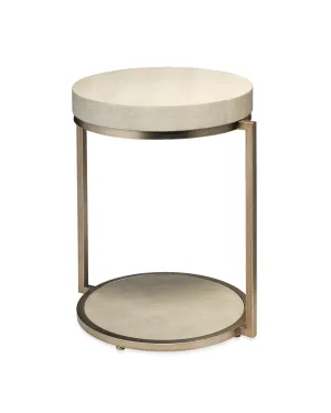 Chester Round Side Table Ivory