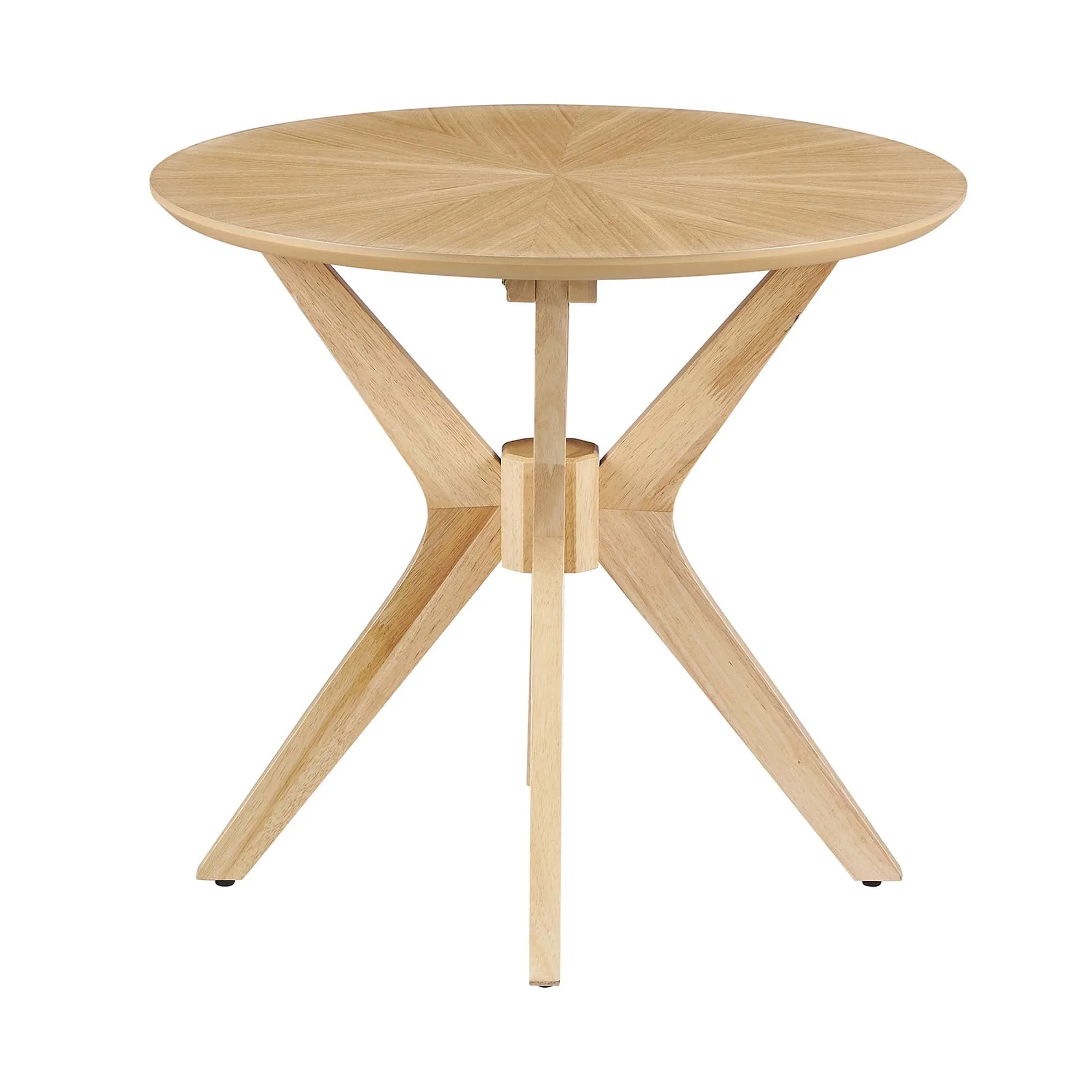 Crossroads 24” Round Wood Side Table by Modway